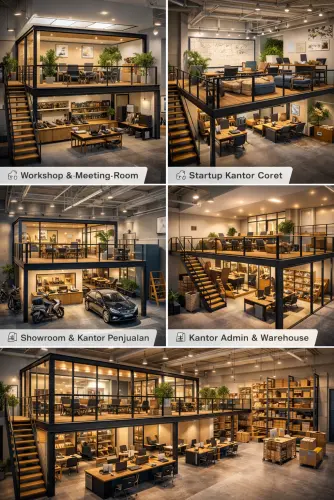 Mezzanine Ruang Kantor di Cimahi Tengah