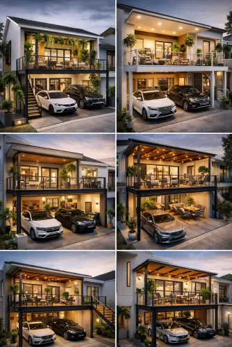 Mezannine Teras Rumah Keren di Cimahi Tengah